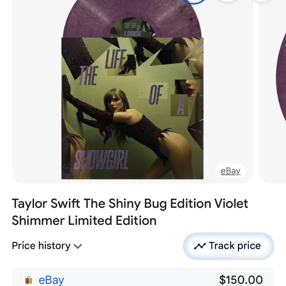 The Life of a Showgirl: The Shiny Bug Edition (Violet
Shimmer Marbled Vinyl)